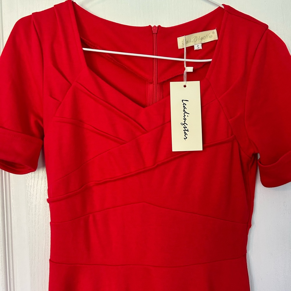 Leadingstar: Vintage Red Dress size small
